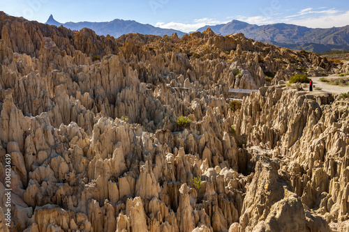 Tableau sur toile Valle de la Luna or Moon Valley - La Paz - Bolivia