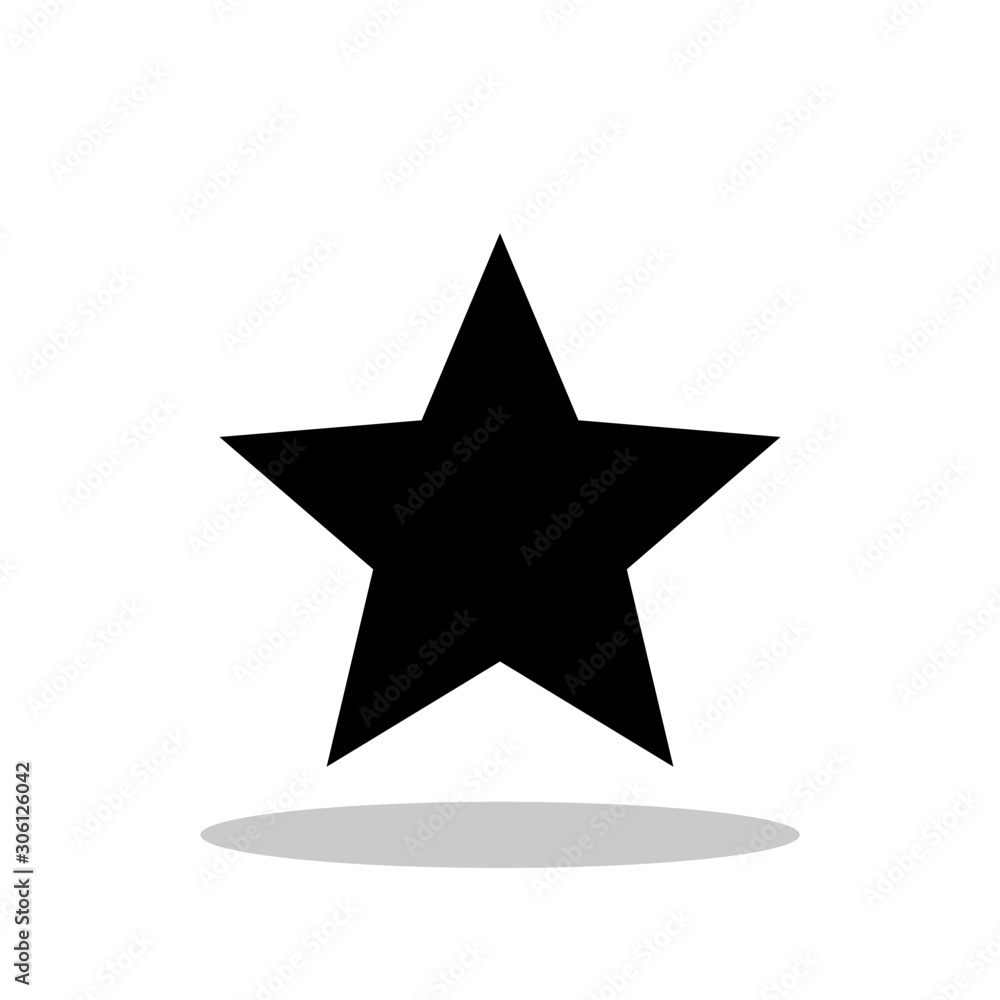 Star / Simple star icon in flat style. Star symbol for your web site design, logo, app, UI Vector EPS 10. Star / Simple star icon in flat style. Star symbol for your web site design, logo, app, UI Vector EPS 10.