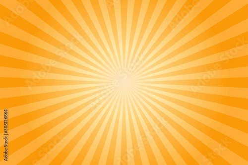 Wallpaper Mural Yellow shiny starburst background. Vector illustration. Torontodigital.ca
