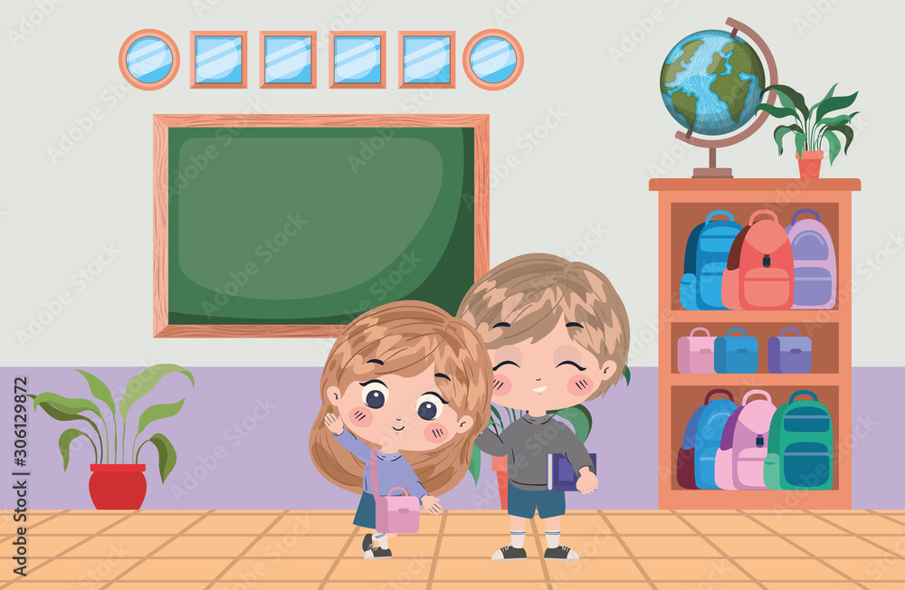 School kids cartoons vector design School kids cartoons vector design