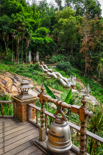 Wat Palad temple buildings, Chiang Mai, Thailand photo