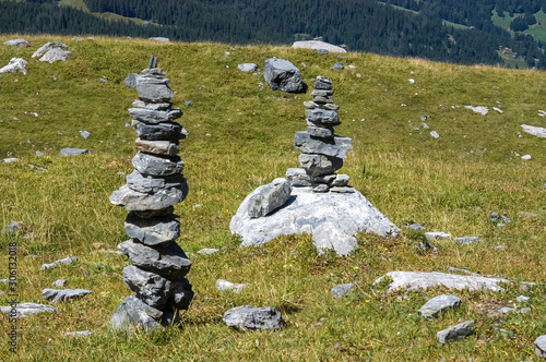Steinm  nnchen auf der Kleinen Scheidegg