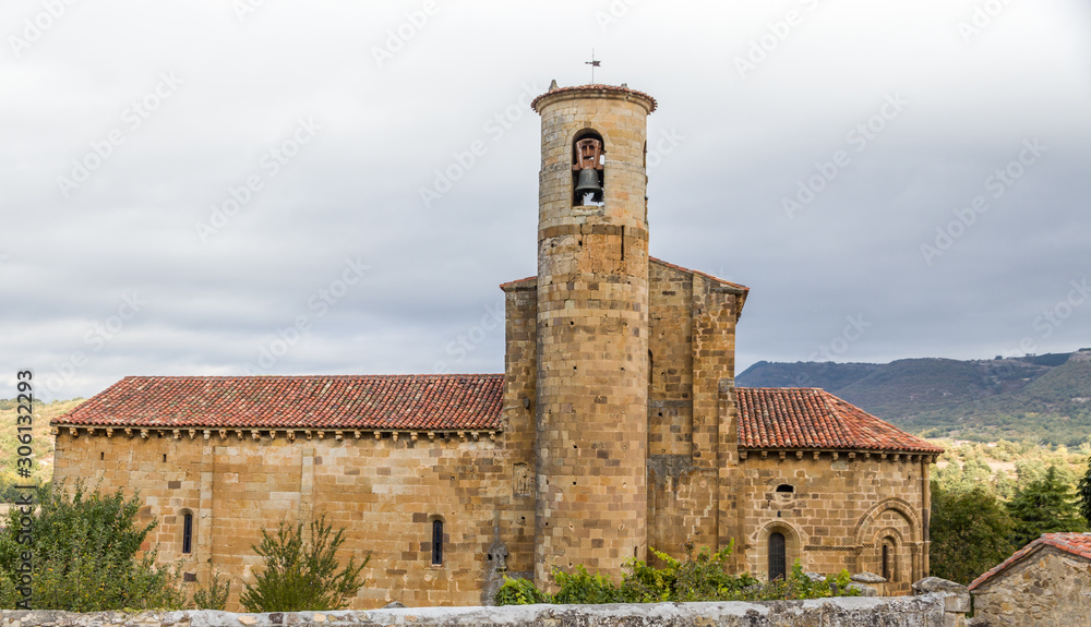 Old romanesque collegiate church