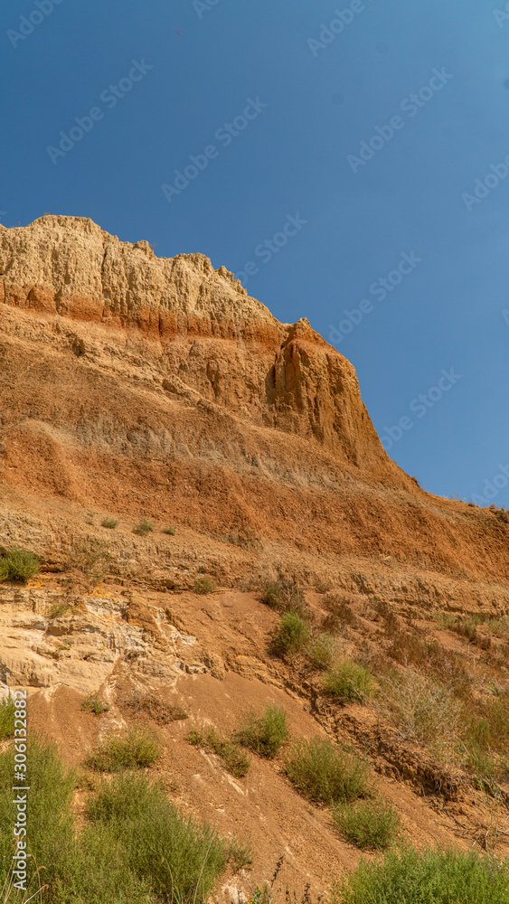 View to the Red Grand Stone Rocks i