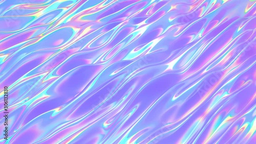 Modern beautiful holographic background in 80