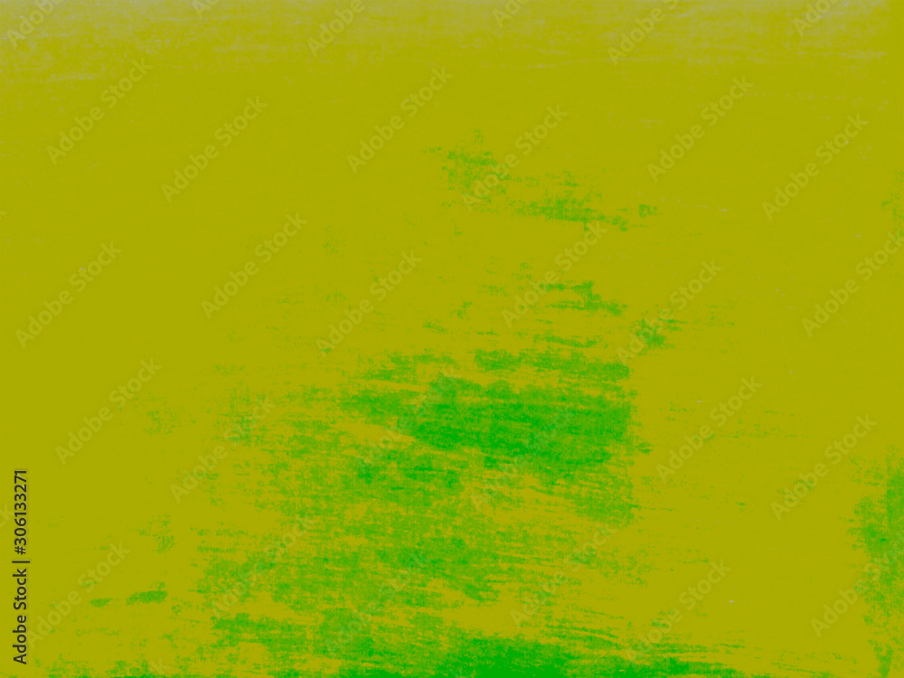 yellow background green brush stroke