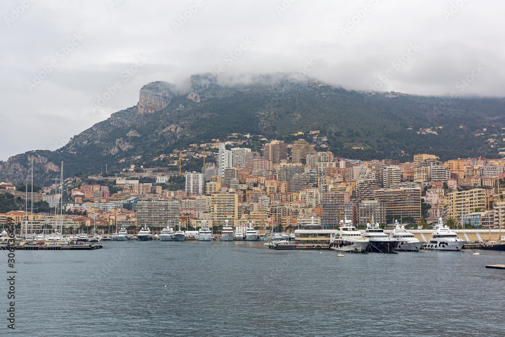 Monaco Cityscape Winter