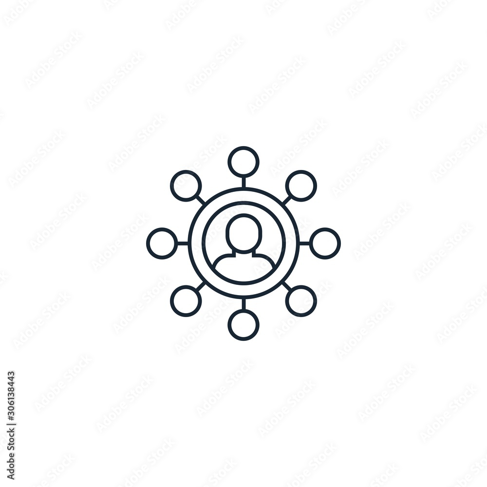 Affiliate marketing creative icon. line simple illustration. From digital marketing icons collection. Isolated Affiliate marketing sign on white background Affiliate marketing creative icon. line simple illustration. From digital marketing icons collection. Isolated Affiliate marketing sign on white background