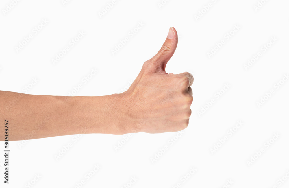 like gesture, thumbs up on white background like gesture, thumbs up on white background