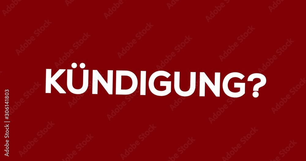 Fachanwalt für Arbeitsrecht. Textanimation für Blog, Soziale Medien oder Website. Werbung/Marketing für Anwalt bei Kündigung. Hintergrund rot Fachanwalt für Arbeitsrecht. Textanimation für Blog, Soziale Medien oder Website. Werbung/Marketing für Anwalt bei Kündigung. Hintergrund rot