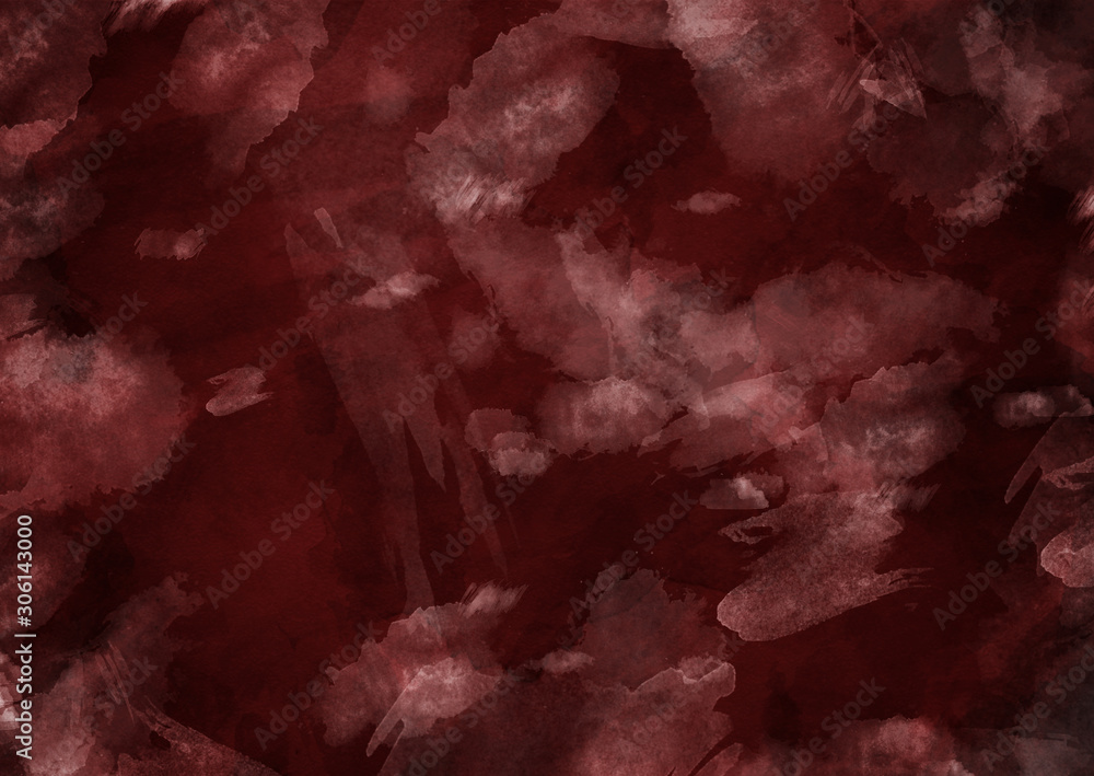 Red watercolor dirty background Red watercolor dirty background