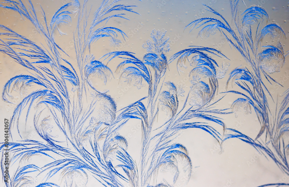 Natural pattern on glass at dawn of the sun. Natural pattern on glass at dawn of the sun.