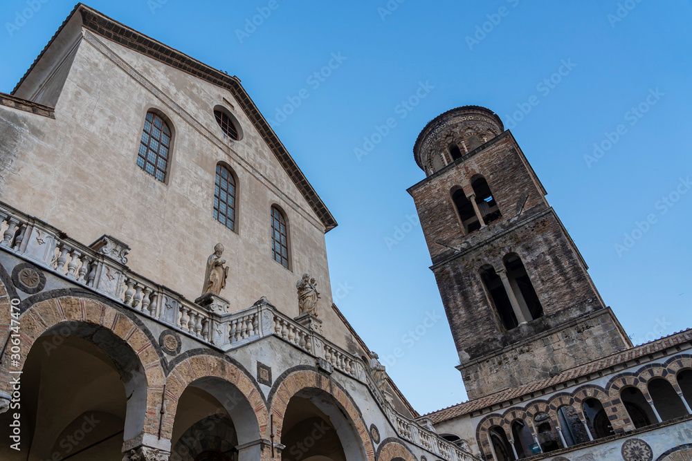 Fototapeta premium Salerno, Italy: historic cathedral