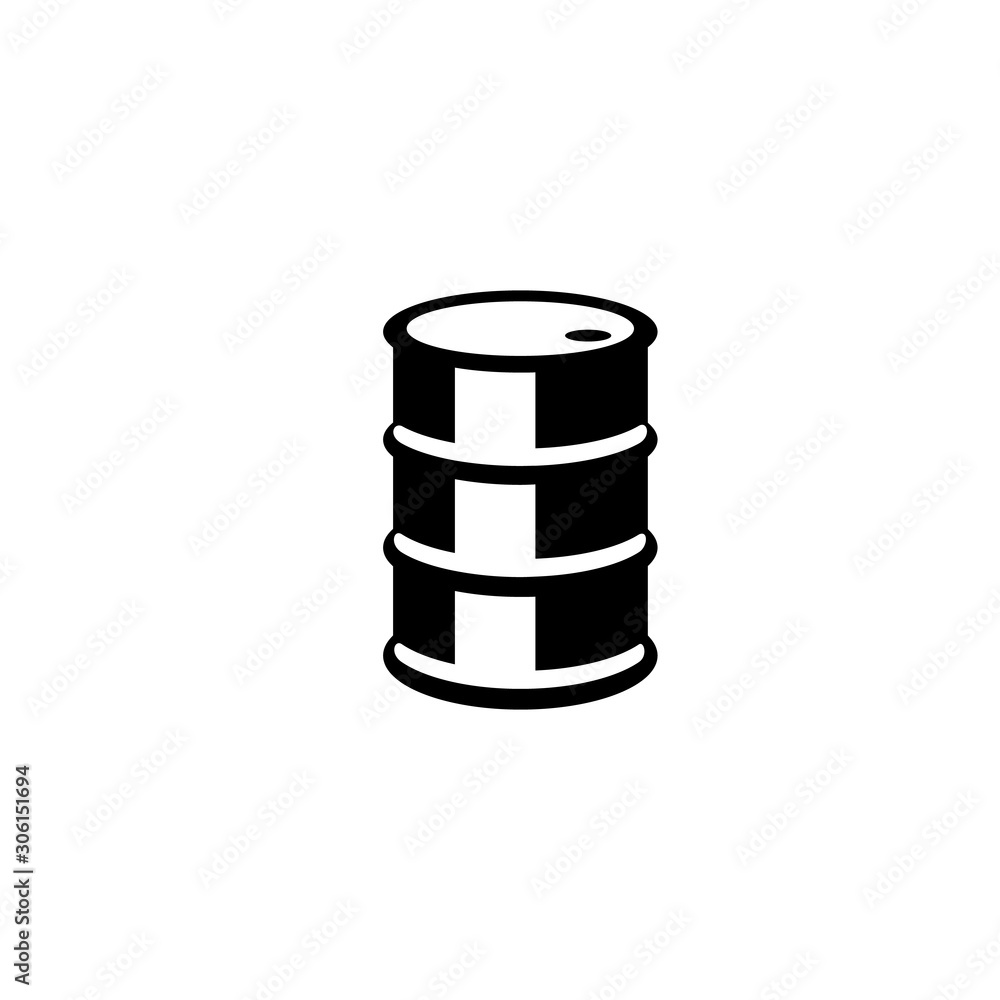Oil barrel icon vector, filled flat sign, solid pictogram isolated on white. Symbol, logo illustration. Pixel perfect Oil barrel icon vector, filled flat sign, solid pictogram isolated on white. Symbol, logo illustration. Pixel perfect