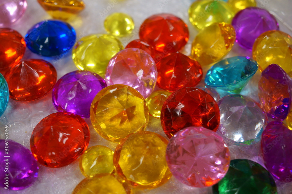 Plastic colorful shining toy jewelry Plastic colorful shining toy jewelry
