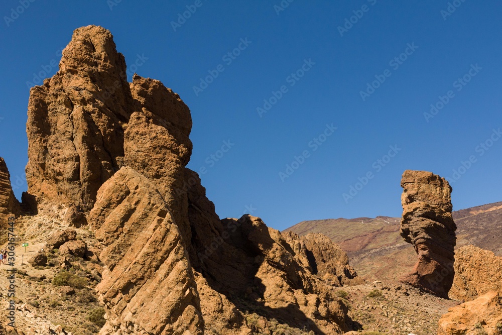 Fototapeta premium famous rocks near vulcano Teide on on island Tenerife