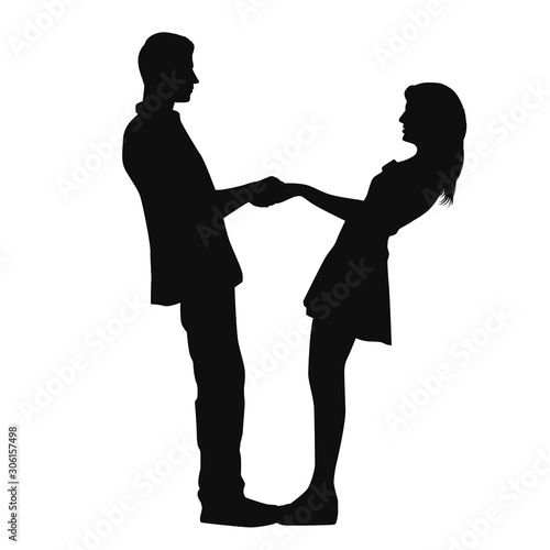 Romantic Couple Silhouette