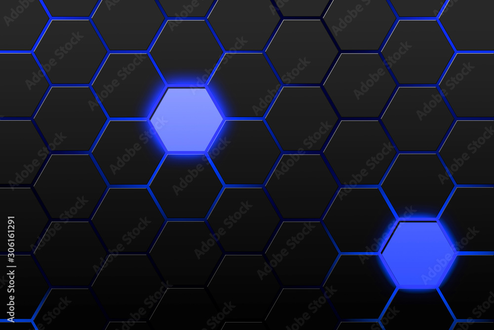 hexagon background and texture. hexagon background and texture.
