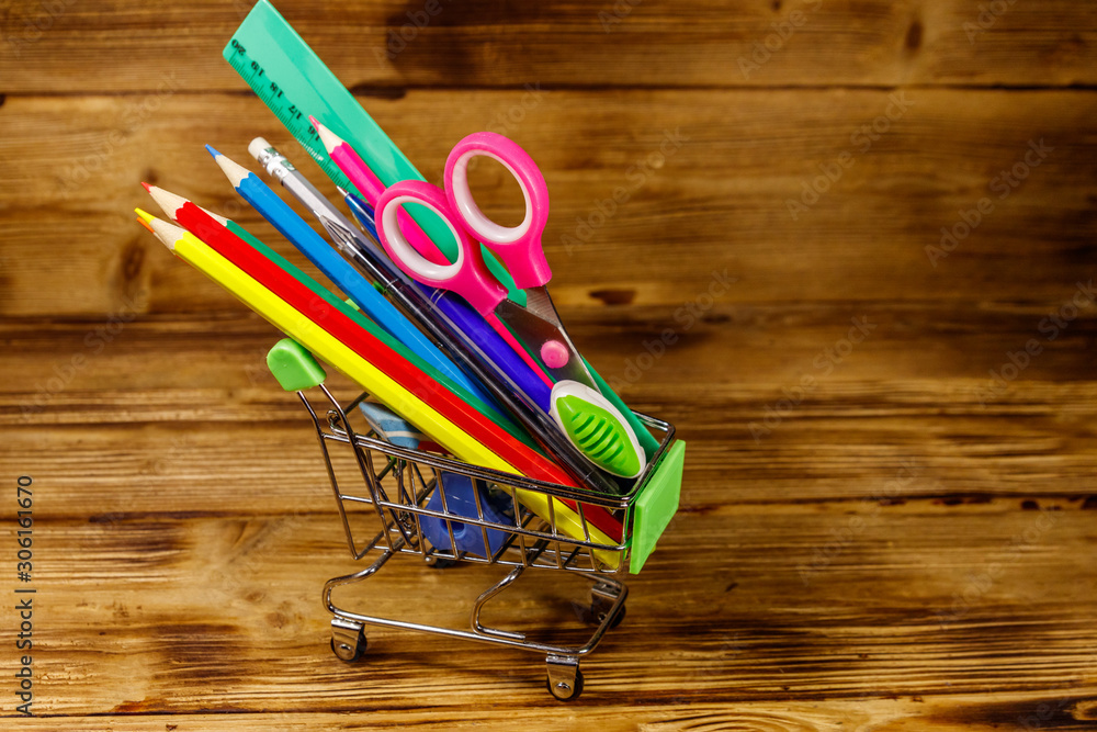 Photography Buying school supplies