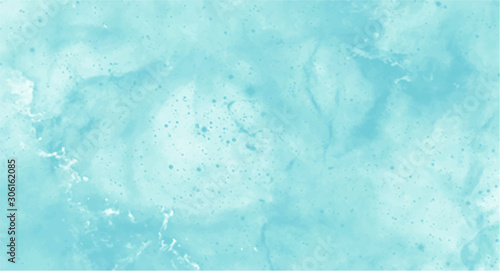 Blue watercolor background for your design, watercolor background concept, vector.
