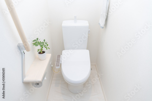 Schilderij op canvas トイレ　ウォシュレット