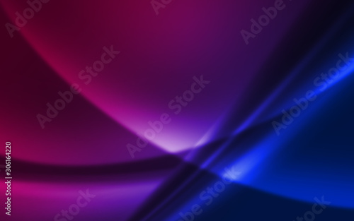 Dark abstract background with neon lines  glow.