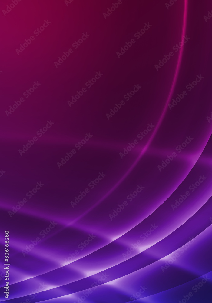 Dark abstract background with neon lines, glow. Dark abstract background with neon lines, glow.
