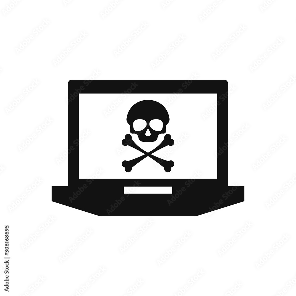 Concept of phishing, spamming and cyber crime. Flat style illustration. Concept of phishing, spamming and cyber crime. Flat style illustration.