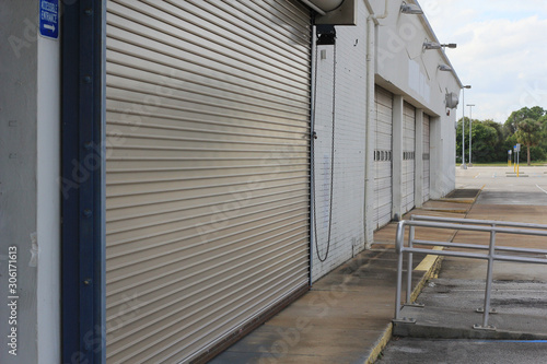 Industrial Building Closed And Abandoned