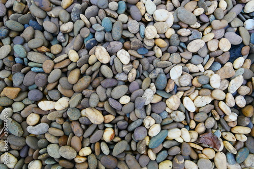 pebble beach stone background, smooth stone texture