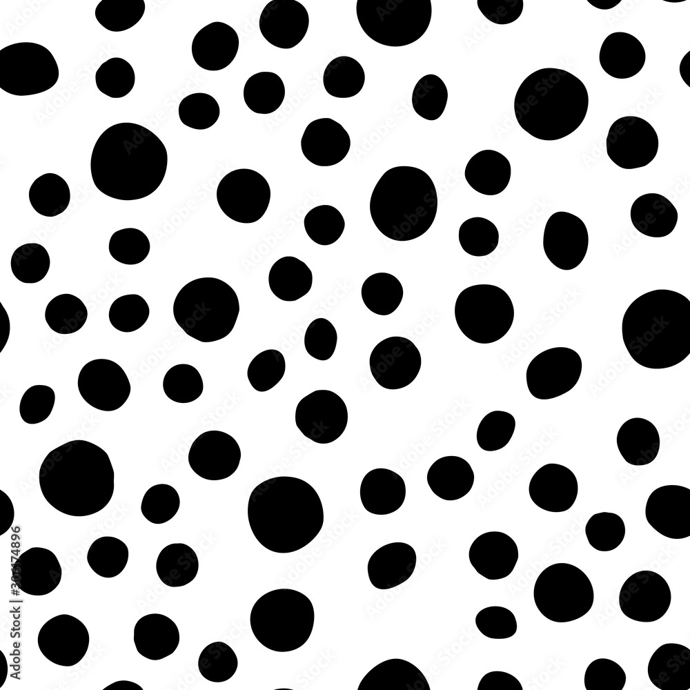 Abstract circles seamless pattern on white background. Abstract circles seamless pattern on white background.