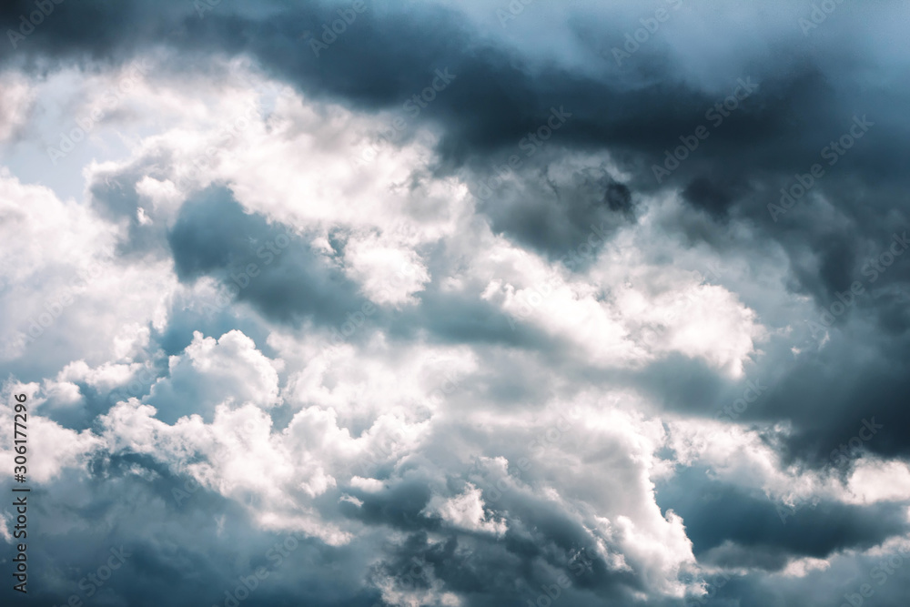 thunder and white clouds in the sky thunder and white clouds in the sky