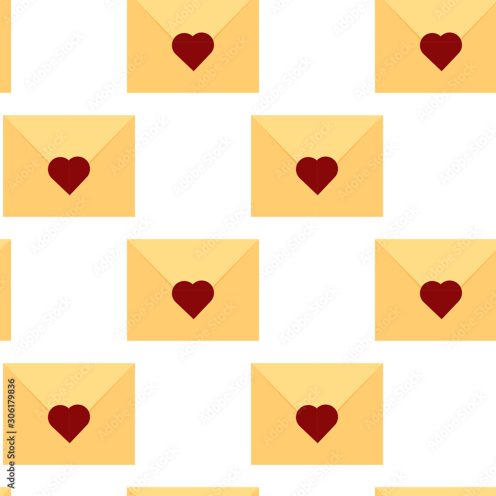 This is seamless pattern texture of envelope and heart. Love letter. This is seamless pattern texture of envelope and heart. Love letter.