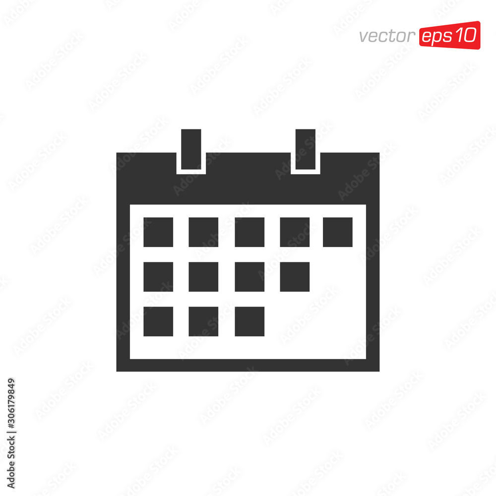 Calendar Icon Design Vector Template Calendar Icon Design Vector Template