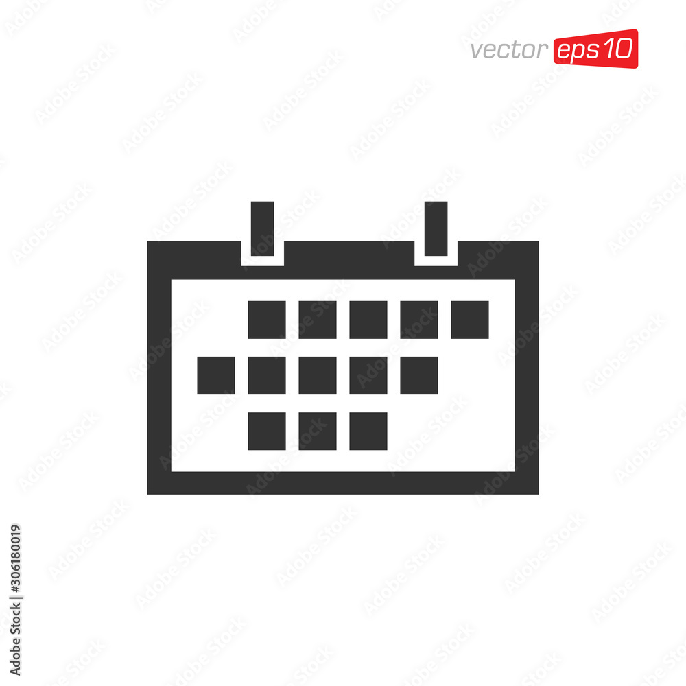 Calendar Icon Design Vector Template Calendar Icon Design Vector Template