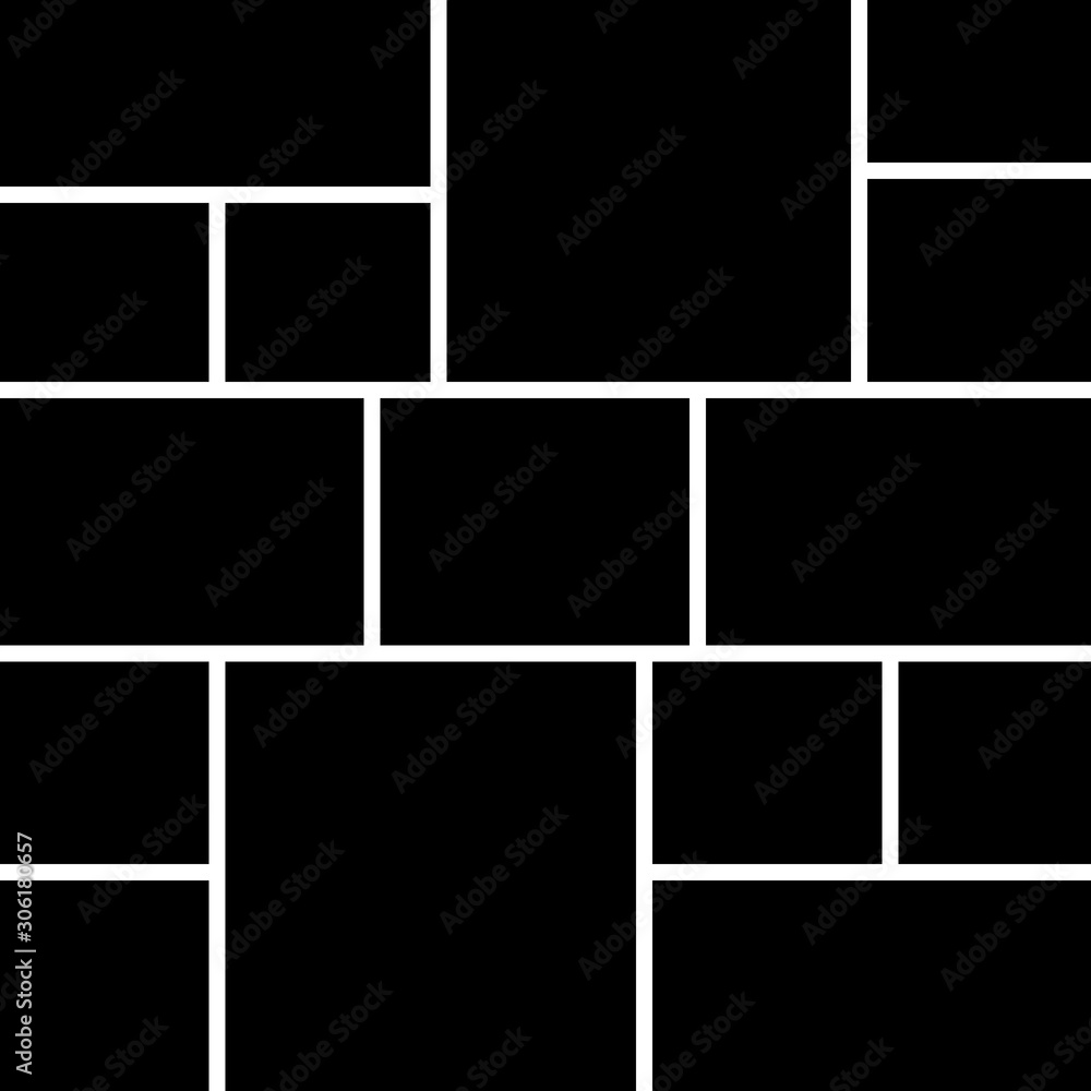 Vector illustration. Collage photo frames. Vector illustration. Collage photo frames.
