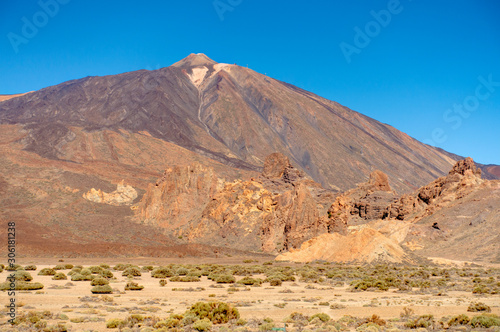 Volcanic landscape in Teide National Park