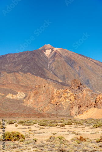 Volcanic landscape in Teide National Park