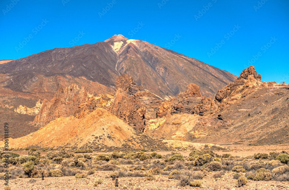 Volcanic landscape in Teide National Park