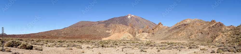 Volcanic landscape in Teide National Park Volcanic landscape in Teide National Park