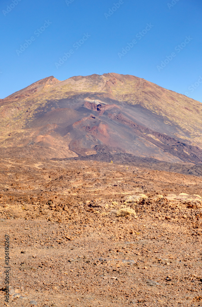 Volcanic landscape in Teide National Park