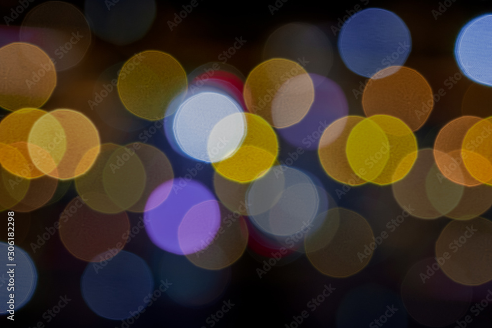 City's lights bokeh color circle background blur City's lights bokeh color circle background blur