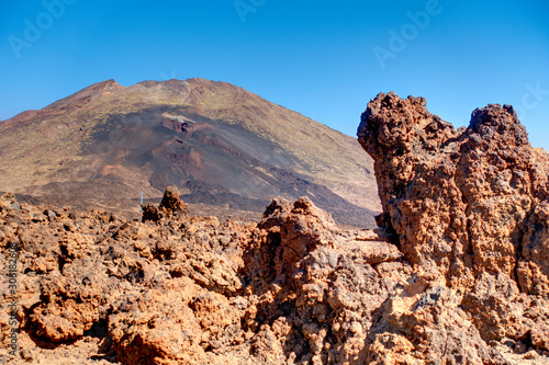 Volcanic landscape in Teide National Park