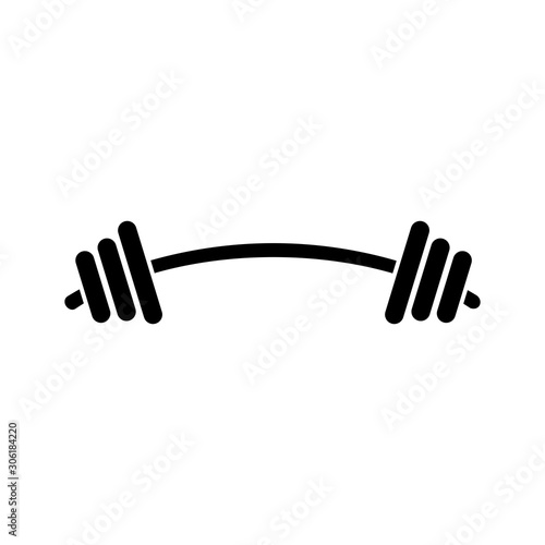 barbel icon vector design symbol