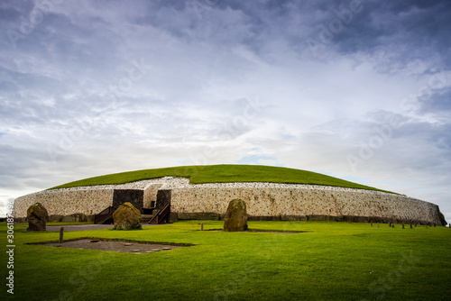 Newgrange passage tomb in the Boyne valley photo