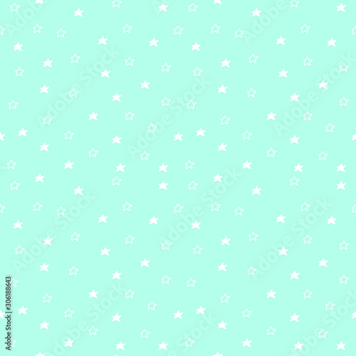 Abstract nordic trendy seamless pattern with stars for decoration interior, print posters, greeting card, textile, wallpaper, fabric, wrapping in modern scandinavian style in vector