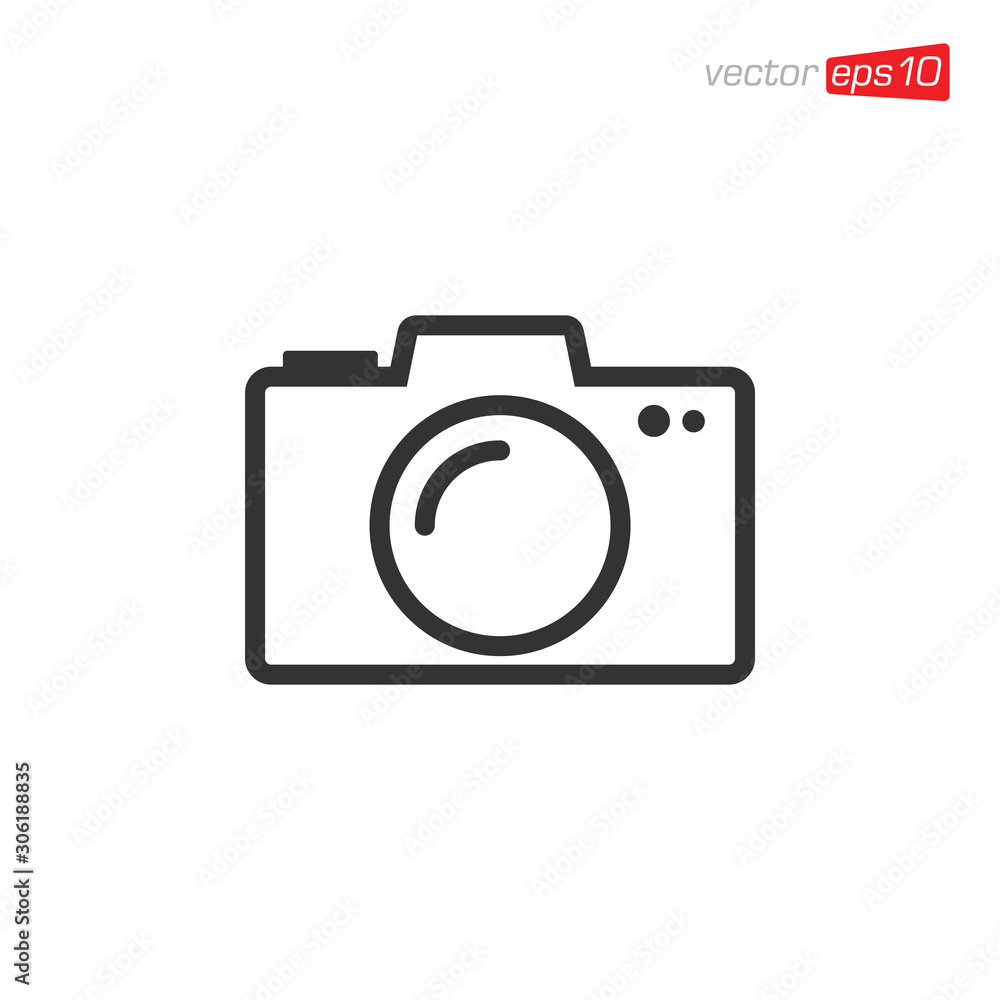 Camera Icon Design Vector Template