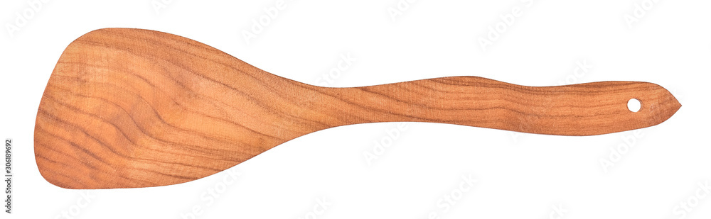 juniper wooden kitchen spatula on an isolated white background juniper wooden kitchen spatula on an isolated white background