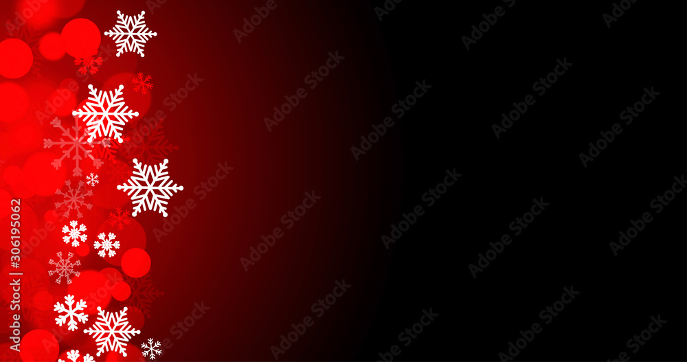 sfondo, elegante, natale, fiocchi di neve,