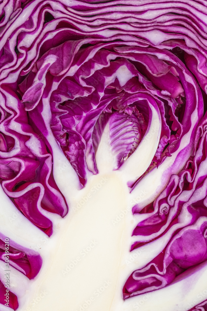 Obraz premium Organic Red Cabbage